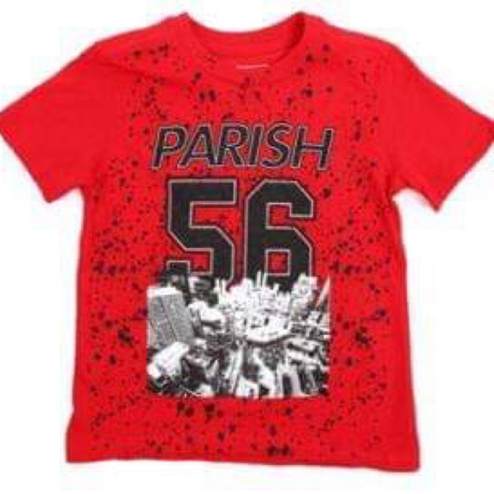 NWT ❤️ Parish Crimson Red Graphic Tee